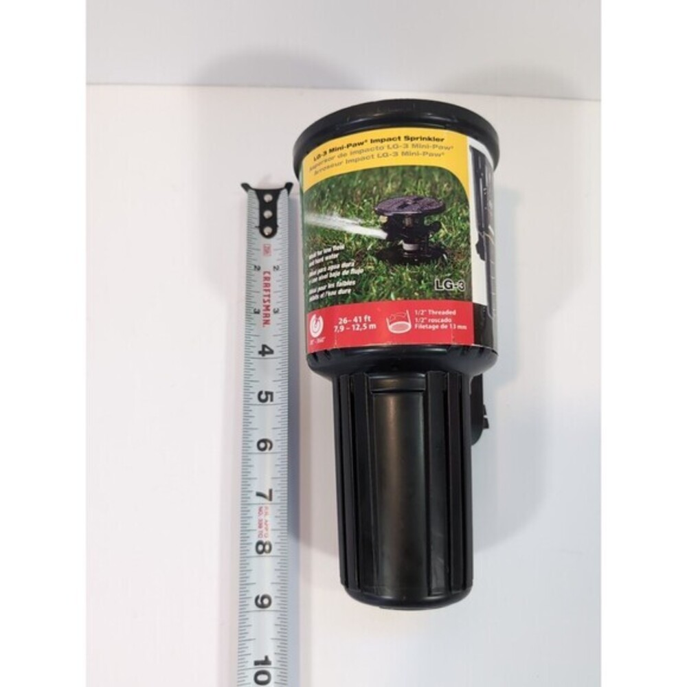 Rain Bird LG-3 Mini-Paw Impact 3" Pop-Up Adjustable Circle Sprinkler Head-Combo‎